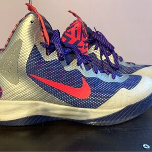 Nike Kids Blue and Pink Athletic Shoes